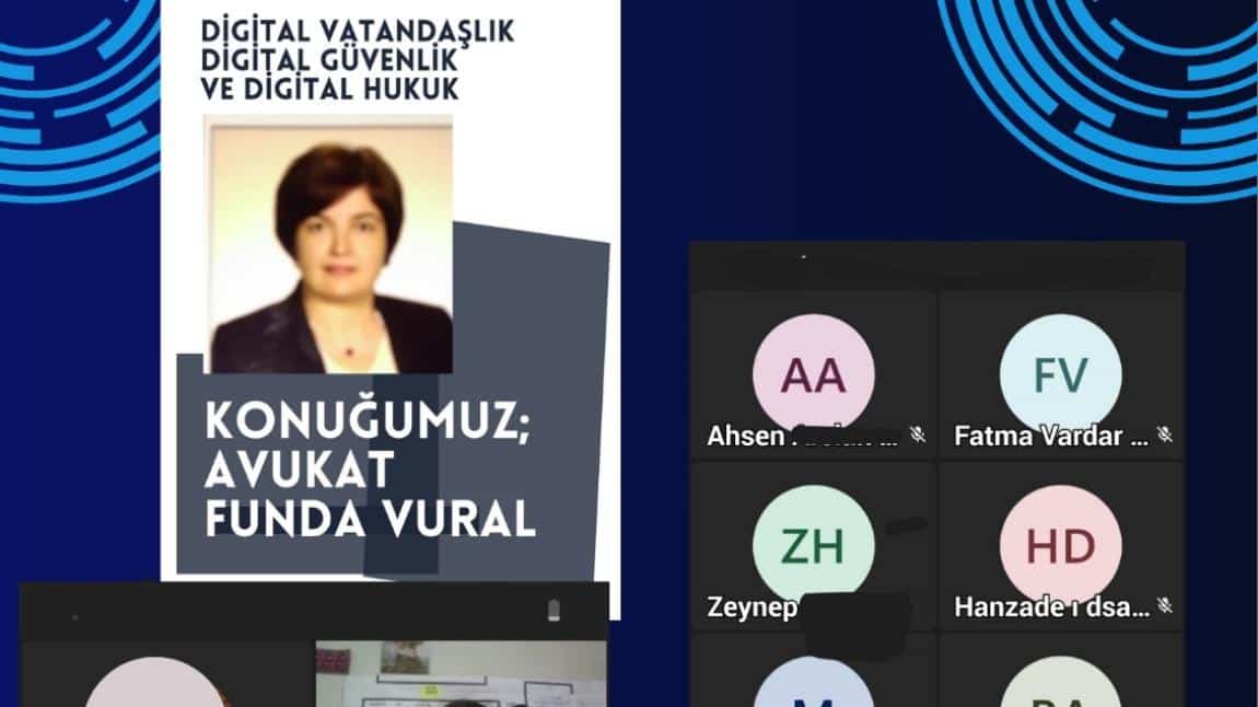 Etwinning Projemiz Kapsamında Avukat Uzman Konuğumuzu Ağırladık